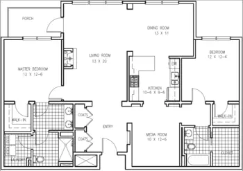 Floorplan of Judson South Franklin Circle, Assisted Living, Nursing Home, Independent Living, CCRC, Chagrin Falls, OH 2