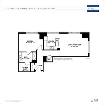 Floorplan of The Admiral at the Lake, Assisted Living, Nursing Home, Independent Living, CCRC, Chicago, IL 3