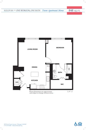 Floorplan of The Admiral at the Lake, Assisted Living, Nursing Home, Independent Living, CCRC, Chicago, IL 1