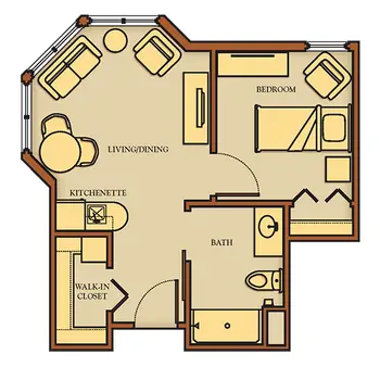 Floorplan of Chandler Hall, Assisted Living, Nursing Home, Independent Living, CCRC, Newtown, PA 6
