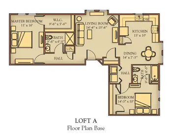 Floorplan of Chandler Hall, Assisted Living, Nursing Home, Independent Living, CCRC, Newtown, PA 10