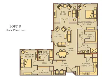Floorplan of Chandler Hall, Assisted Living, Nursing Home, Independent Living, CCRC, Newtown, PA 14