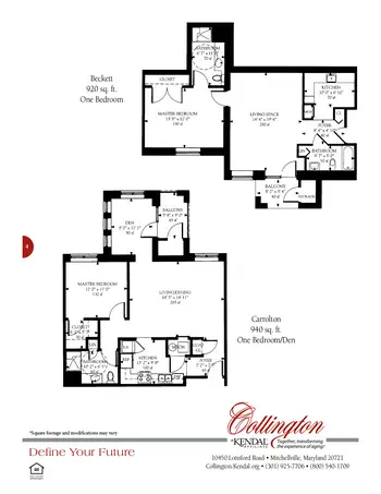 Floorplan of Collington, Assisted Living, Nursing Home, Independent Living, CCRC, Mitchellville, MD 4