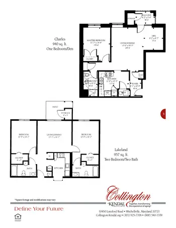 Floorplan of Collington, Assisted Living, Nursing Home, Independent Living, CCRC, Mitchellville, MD 5