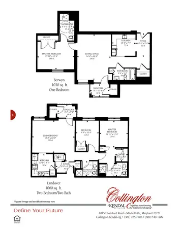 Floorplan of Collington, Assisted Living, Nursing Home, Independent Living, CCRC, Mitchellville, MD 6