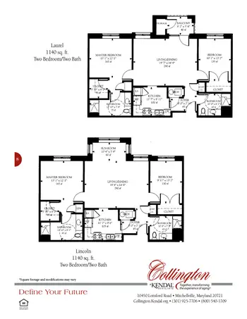 Floorplan of Collington, Assisted Living, Nursing Home, Independent Living, CCRC, Mitchellville, MD 8