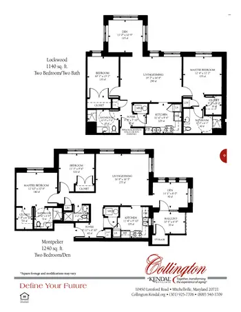 Floorplan of Collington, Assisted Living, Nursing Home, Independent Living, CCRC, Mitchellville, MD 9