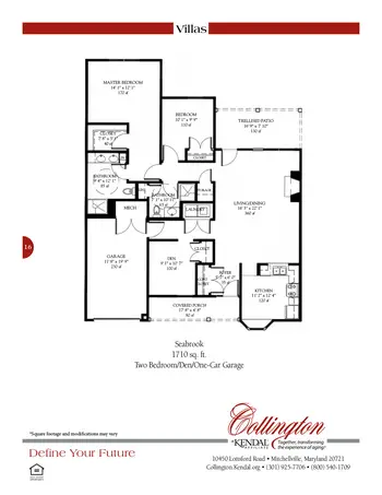 Floorplan of Collington, Assisted Living, Nursing Home, Independent Living, CCRC, Mitchellville, MD 16