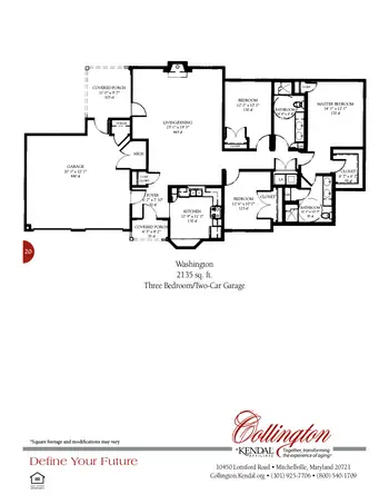 Floorplan of Collington, Assisted Living, Nursing Home, Independent Living, CCRC, Mitchellville, MD 20