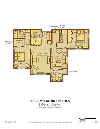 Floorplan of Kendal at Hanover, Assisted Living, Nursing Home, Independent Living, CCRC, Hanover, NH 8