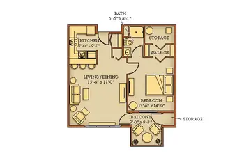 Floorplan of Kendal at Hanover, Assisted Living, Nursing Home, Independent Living, CCRC, Hanover, NH 12