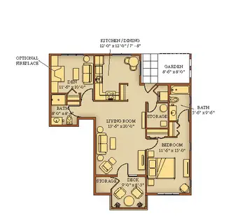 Floorplan of Kendal at Hanover, Assisted Living, Nursing Home, Independent Living, CCRC, Hanover, NH 14