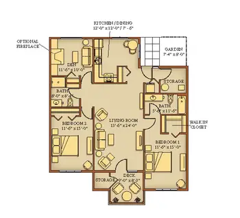 Floorplan of Kendal at Hanover, Assisted Living, Nursing Home, Independent Living, CCRC, Hanover, NH 18