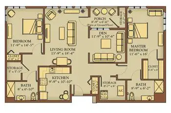 Floorplan of Kendal at Ithaca, Assisted Living, Nursing Home, Independent Living, CCRC, Ithaca, NY 4