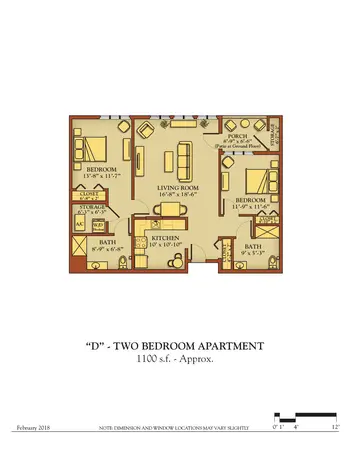 Floorplan of Kendal at Ithaca, Assisted Living, Nursing Home, Independent Living, CCRC, Ithaca, NY 13
