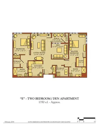 Floorplan of Kendal at Ithaca, Assisted Living, Nursing Home, Independent Living, CCRC, Ithaca, NY 14