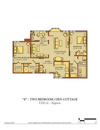 Floorplan of Kendal at Ithaca, Assisted Living, Nursing Home, Independent Living, CCRC, Ithaca, NY 19