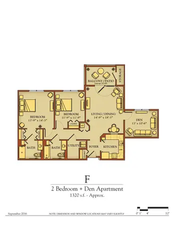 Floorplan of Kendal at Lexington, Assisted Living, Nursing Home, Independent Living, CCRC, Lexington, VA 6