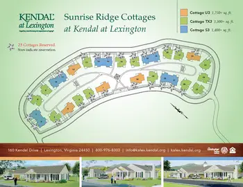 Campus Map of Kendal at Lexington, Assisted Living, Nursing Home, Independent Living, CCRC, Lexington, VA 3
