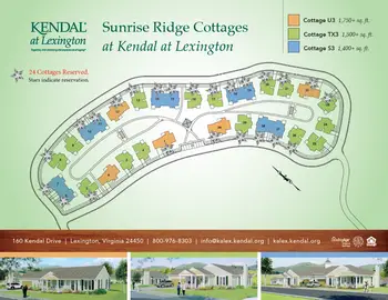 Campus Map of Kendal at Lexington, Assisted Living, Nursing Home, Independent Living, CCRC, Lexington, VA 6