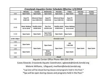 Activity Calendar of Kendal Crosslands Communities, Assisted Living, Nursing Home, Independent Living, CCRC, Kennett Square, PA 5