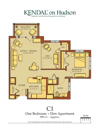 Floorplan of Kendal on Hudson, Assisted Living, Nursing Home, Independent Living, CCRC, Sleepy Hollow, NY 2
