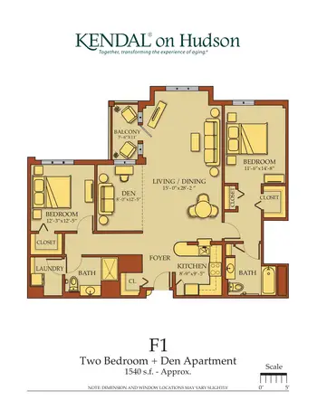 Floorplan of Kendal on Hudson, Assisted Living, Nursing Home, Independent Living, CCRC, Sleepy Hollow, NY 5