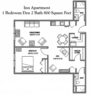 Floorplan of Lathrop Community, Assisted Living, Nursing Home, Independent Living, CCRC, Easthampton, MA 2