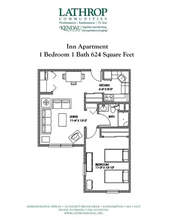 Floorplan of Lathrop Community, Assisted Living, Nursing Home, Independent Living, CCRC, Easthampton, MA 6