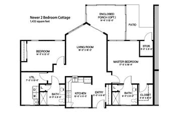 Floorplan of Kendal at Oberlin, Assisted Living, Nursing Home, Independent Living, CCRC, Oberlin, OH 9