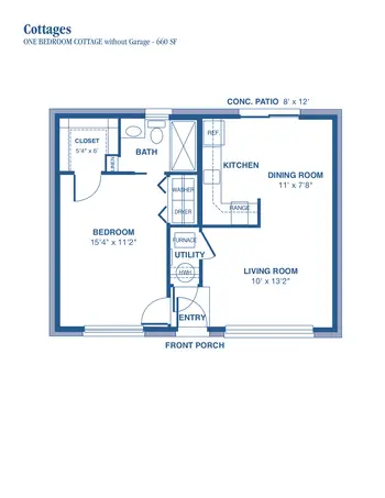 Floorplan of Landis Homes, Assisted Living, Nursing Home, Independent Living, CCRC, Lititz, PA 6