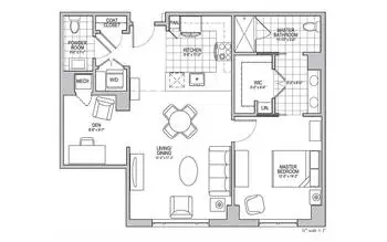 Floorplan of Sinai Residences Boca Raton, Assisted Living, Nursing Home, Independent Living, CCRC, Boca Raton, FL 7