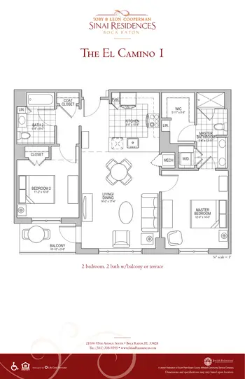 Floorplan of Sinai Residences Boca Raton, Assisted Living, Nursing Home, Independent Living, CCRC, Boca Raton, FL 9