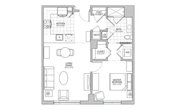 Floorplan of Sinai Residences Boca Raton, Assisted Living, Nursing Home, Independent Living, CCRC, Boca Raton, FL 2