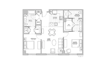 Floorplan of Sinai Residences Boca Raton, Assisted Living, Nursing Home, Independent Living, CCRC, Boca Raton, FL 11