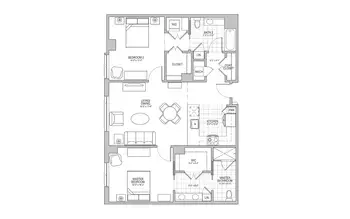 Floorplan of Sinai Residences Boca Raton, Assisted Living, Nursing Home, Independent Living, CCRC, Boca Raton, FL 14
