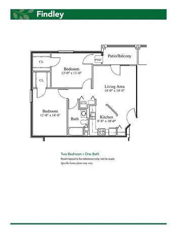 Floorplan of Wesleyan, Assisted Living, Nursing Home, Independent Living, CCRC, Elyria, OH 6