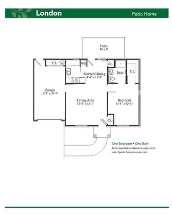 Floorplan of Wesleyan, Assisted Living, Nursing Home, Independent Living, CCRC, Elyria, OH 8