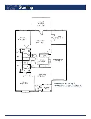 Floorplan of Wesleyan, Assisted Living, Nursing Home, Independent Living, CCRC, Elyria, OH 14