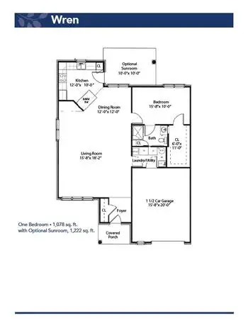 Floorplan of Wesleyan, Assisted Living, Nursing Home, Independent Living, CCRC, Elyria, OH 18