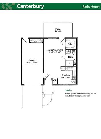 Floorplan of Wesleyan, Assisted Living, Nursing Home, Independent Living, CCRC, Elyria, OH 16