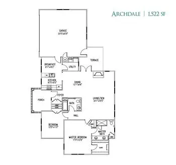Floorplan of Cedars of Chapel Hill, Assisted Living, Nursing Home, Independent Living, CCRC, Chapel Hill, NC 1
