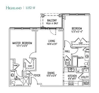 Floorplan of Cedars of Chapel Hill, Assisted Living, Nursing Home, Independent Living, CCRC, Chapel Hill, NC 13