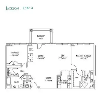 Floorplan of Cedars of Chapel Hill, Assisted Living, Nursing Home, Independent Living, CCRC, Chapel Hill, NC 16