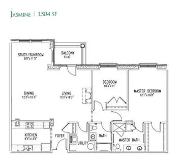 Floorplan of Cedars of Chapel Hill, Assisted Living, Nursing Home, Independent Living, CCRC, Chapel Hill, NC 17