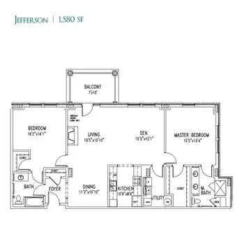 Floorplan of Cedars of Chapel Hill, Assisted Living, Nursing Home, Independent Living, CCRC, Chapel Hill, NC 18