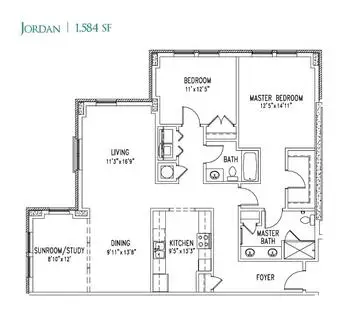 Floorplan of Cedars of Chapel Hill, Assisted Living, Nursing Home, Independent Living, CCRC, Chapel Hill, NC 19