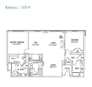 Floorplan of Cedars of Chapel Hill, Assisted Living, Nursing Home, Independent Living, CCRC, Chapel Hill, NC 20