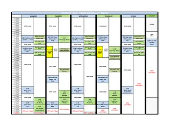 Activity Calendar of Christwood Retirement Community, Assisted Living, Nursing Home, Independent Living, CCRC, Covington, LA 1