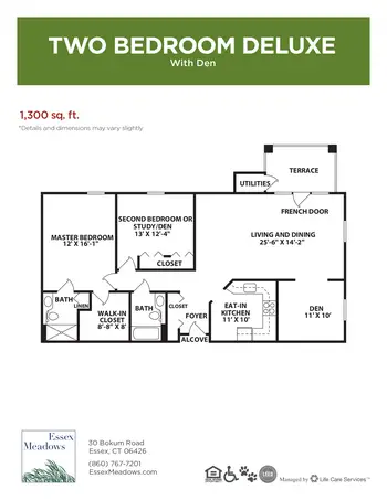 Floorplan of Essex Meadows, Assisted Living, Nursing Home, Independent Living, CCRC, Essex, CT 13